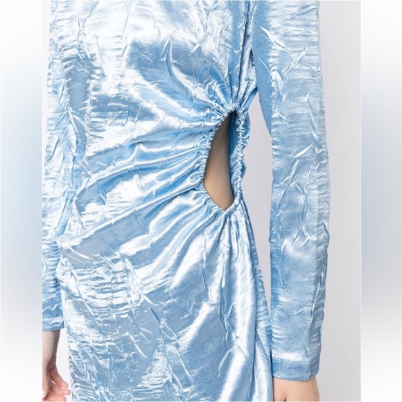 MAJE | Sheath dresses Blue Clair Dress | size 34 - Picture 4 of 11